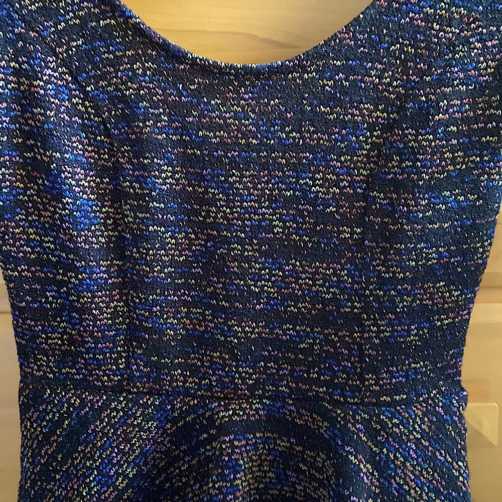 Tweed Backless Peplum Mini Dress - Picture 9 of 9